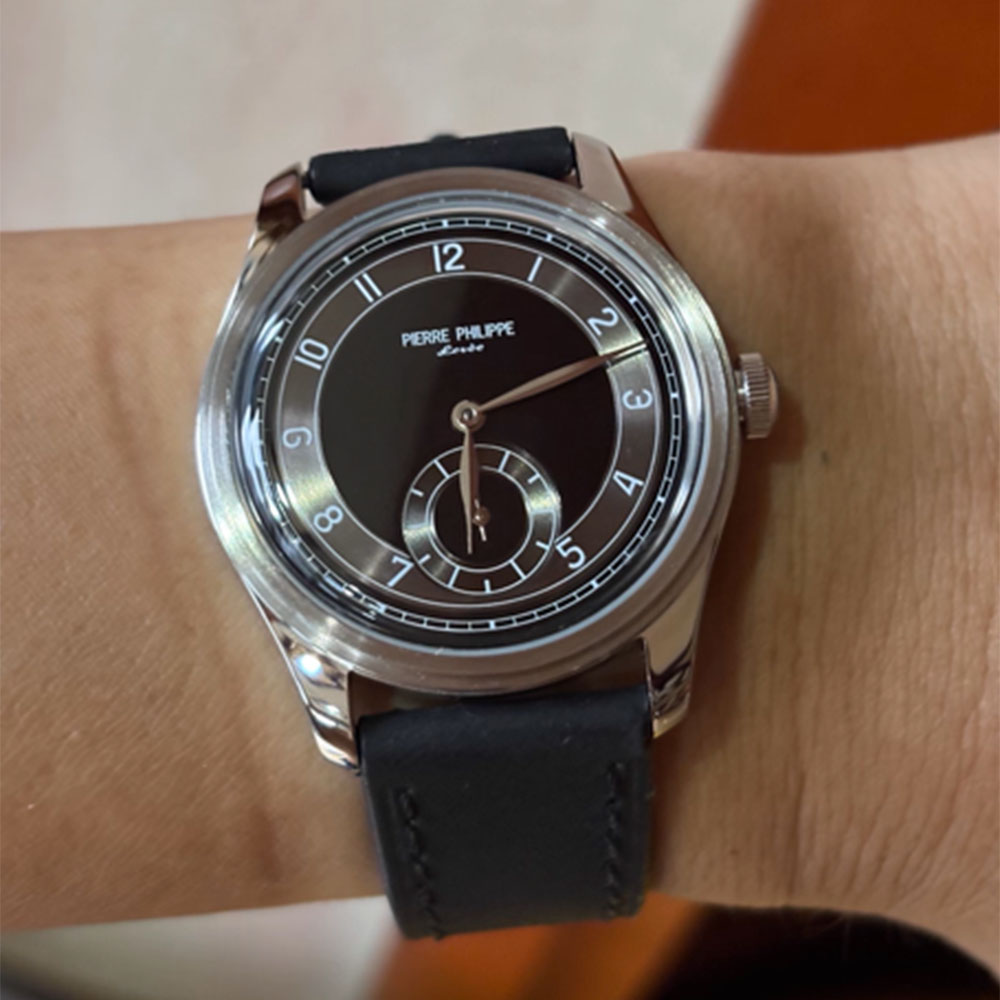 Guilloché Dial Watch - ساعة رجالية راقية مقاس 38 ملم