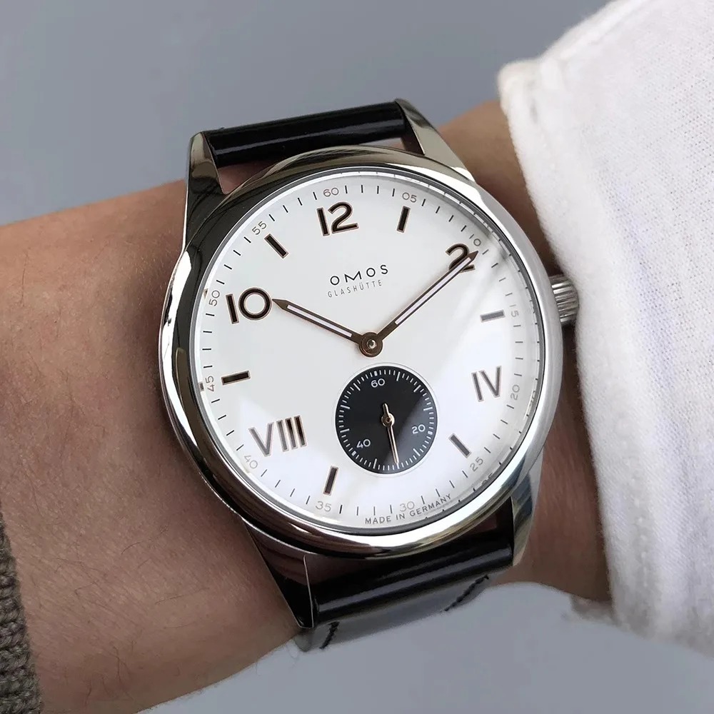 Guilloché Dial Watch - 38.5 مللي متر ساعة أوتوماتيكية رجالية