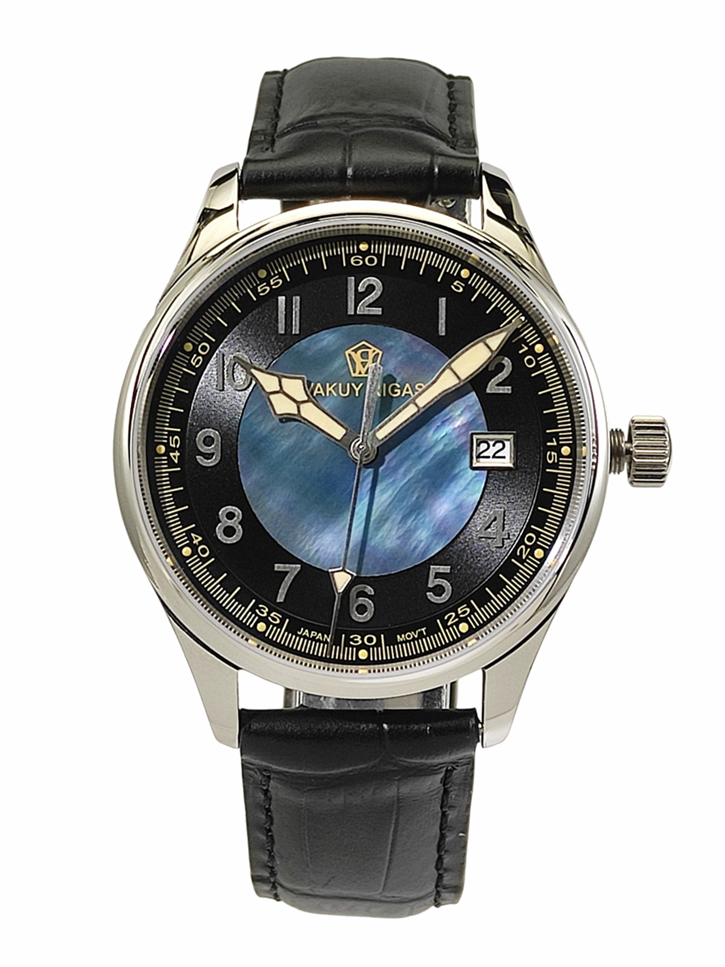 Guilloché Dial Watch - ساعة طيار أوتوماتيكية ميكانيكية للرجال من