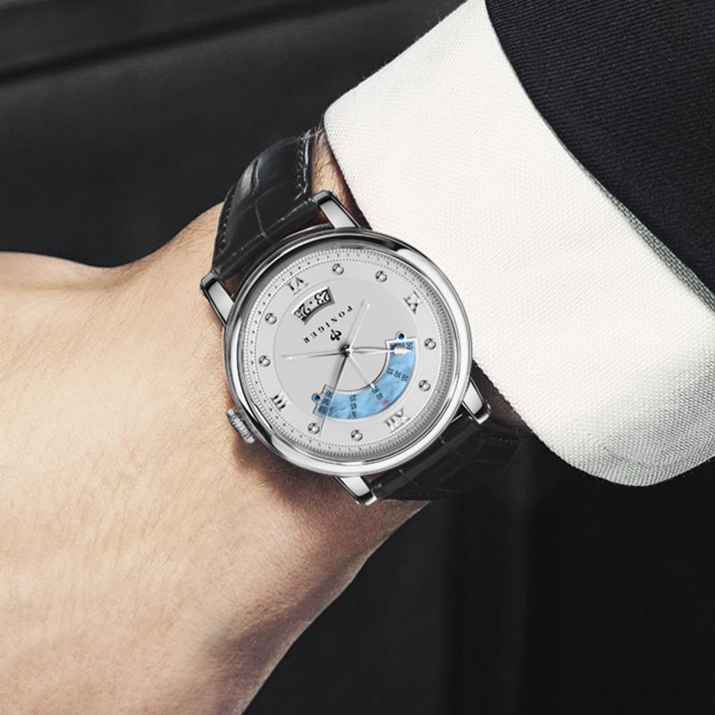 ساعة يد فاخرة للرجال من PONIGE - مراجعة Luxury Watch Second Hand وسعره