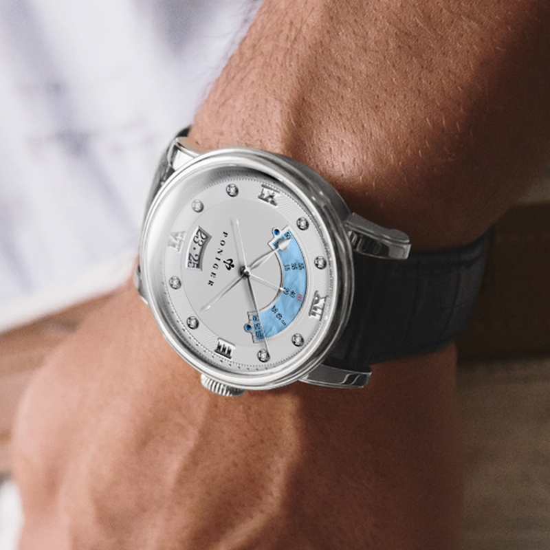 ساعة يد فاخرة للرجال من PONIGE - مراجعة Luxury Watch Second Hand وسعره