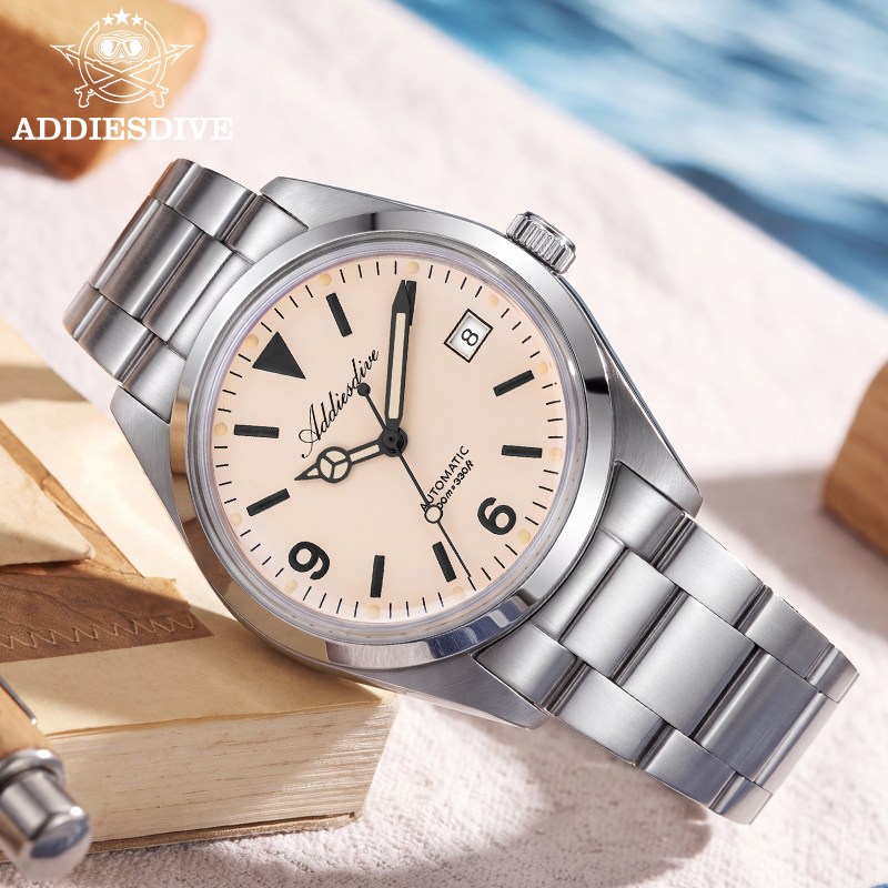 ساعة ADDIESDIVE ميكانيكية أوتو - مراجعة Luxury Watch Second Hand وسعره