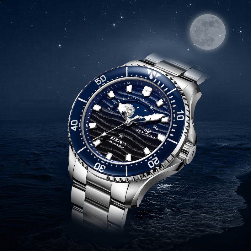 ساعة غوص رجالية من سلسلة سيجول - مراجعة Guilloché Dial Watch وسعره