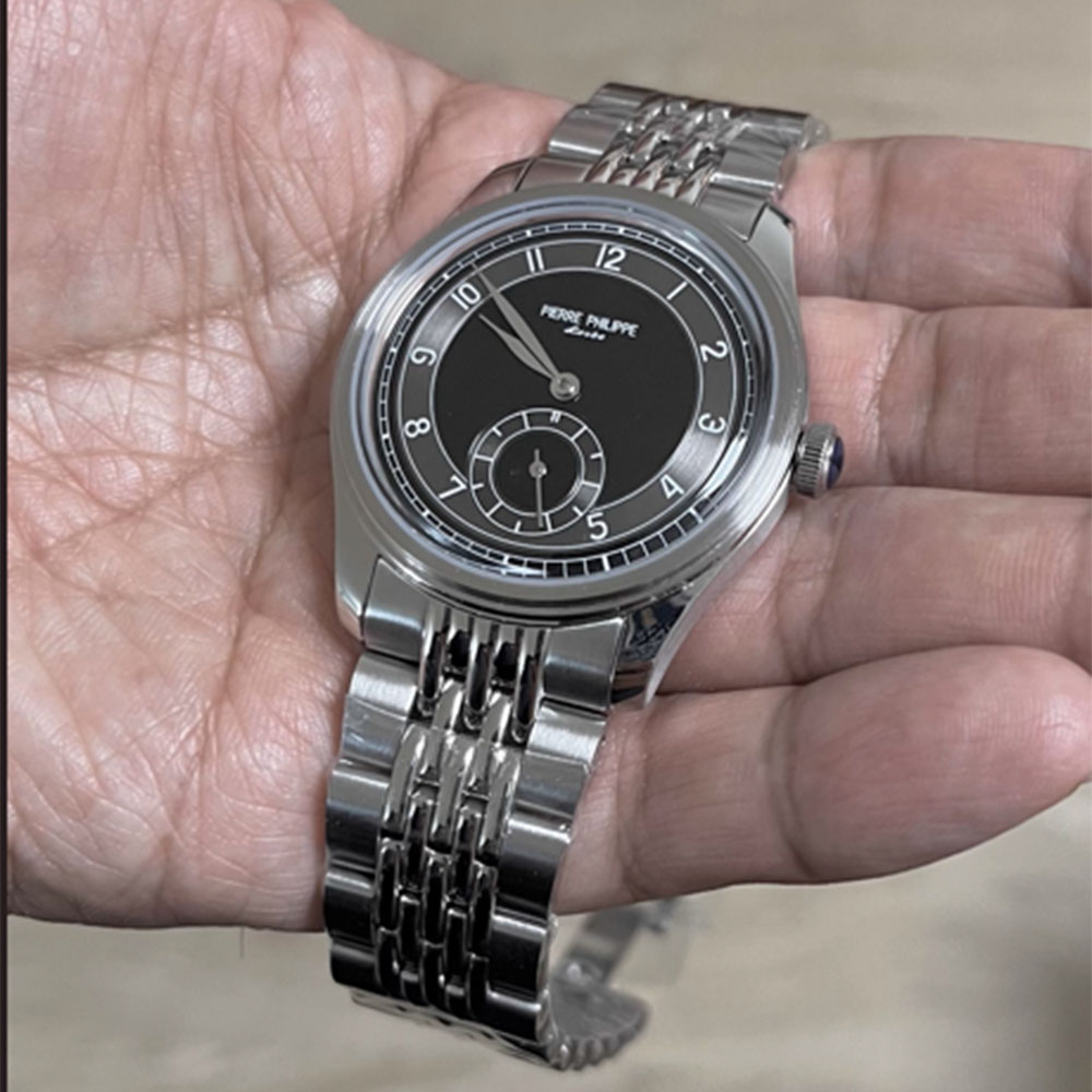 ساعة رجالية راقية مقاس 38 ملم  - مراجعة Guilloché Dial Watch وسعره
