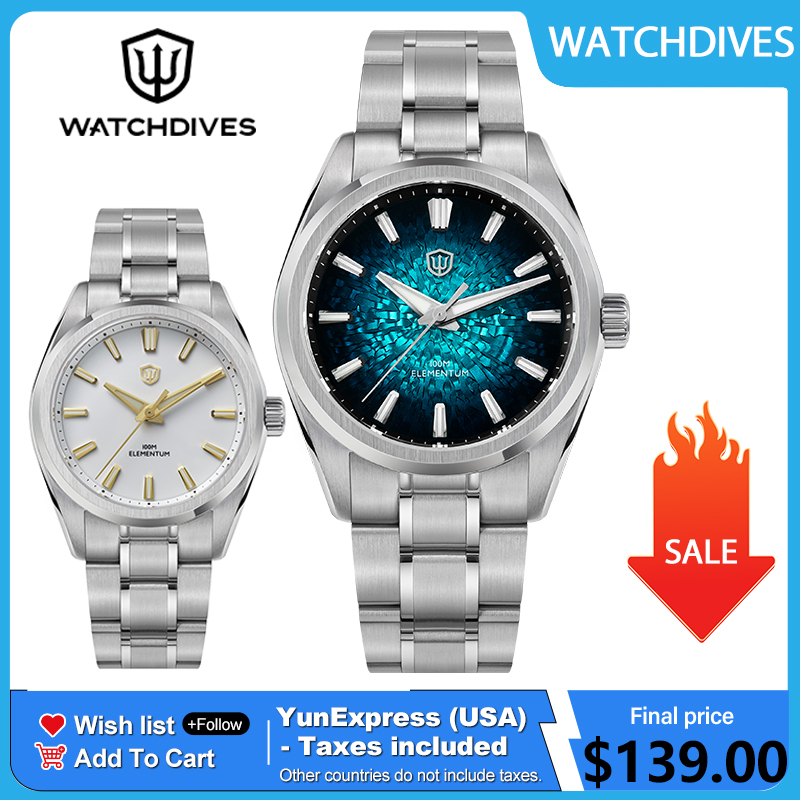 ساعة رجالية Watchdives WD0003C - مراجعة Guilloché Dial Watch وسعره