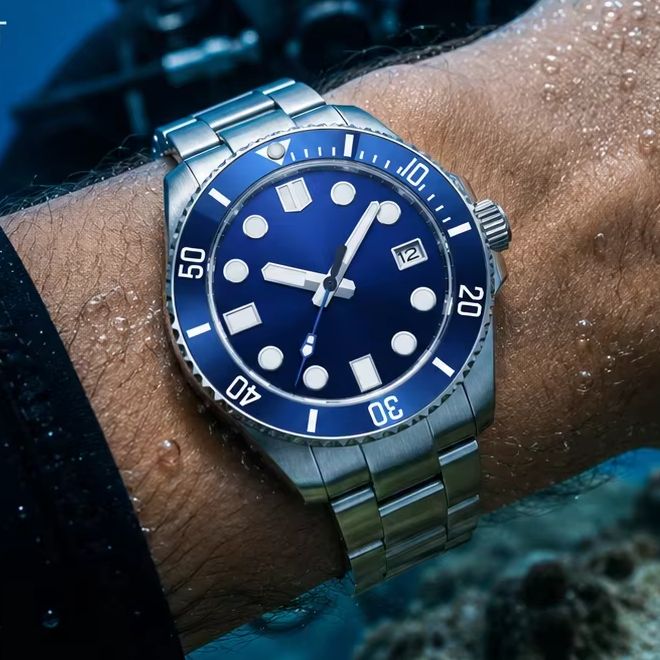 ساعة رجالية أوتوماتيكية ميكاني - مراجعة Luxury Watch Logo وسعره