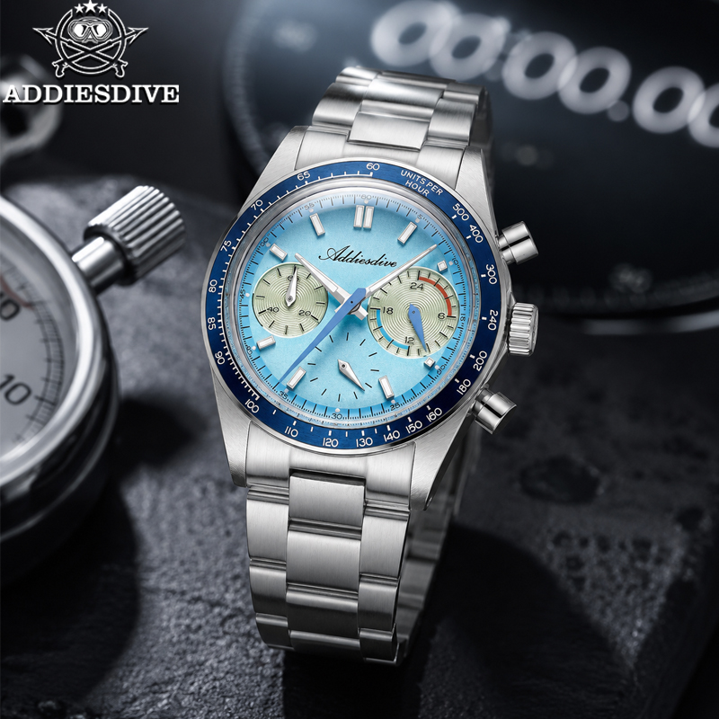 ساعة رجالية جديدة من ADDIESDIV - مراجعة Luxury Watch Second Hand وسعره