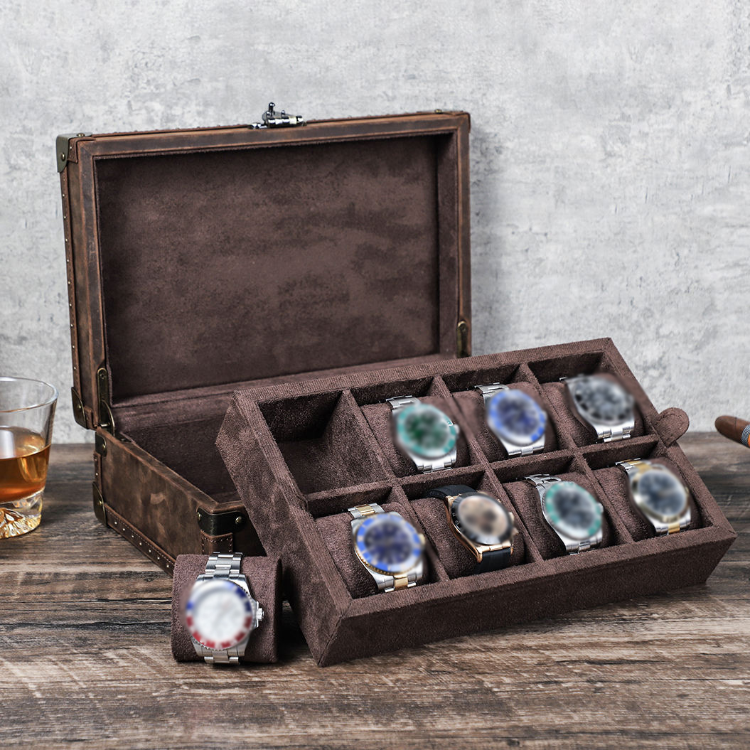 علبة ساعات جلدية فاخرة من CONT - مراجعة Luxury Watch Organizer وسعره