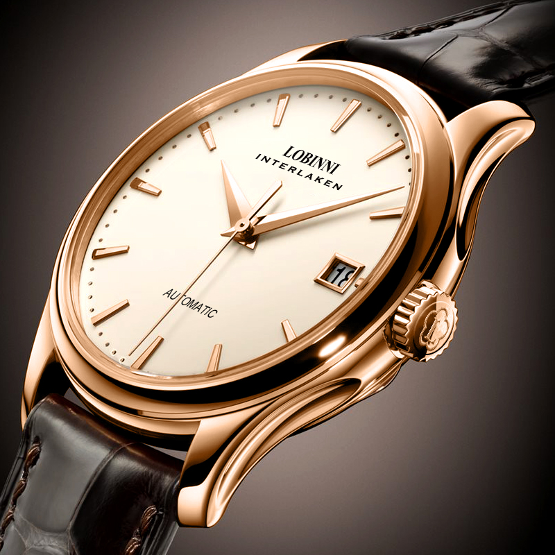 ساعة LOBINNI L12026 للرجال، حر - مراجعة Guilloché Dial Watch وسعره