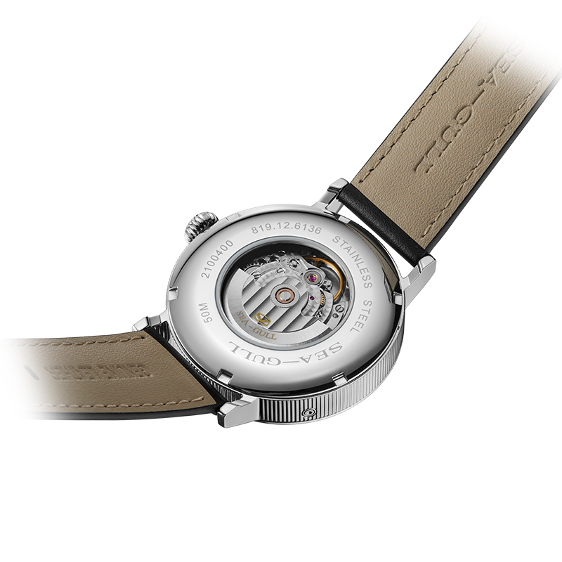 النورس التلقائي ساعة ميكانيكية - مراجعة Guilloché Dial Watch وسعره