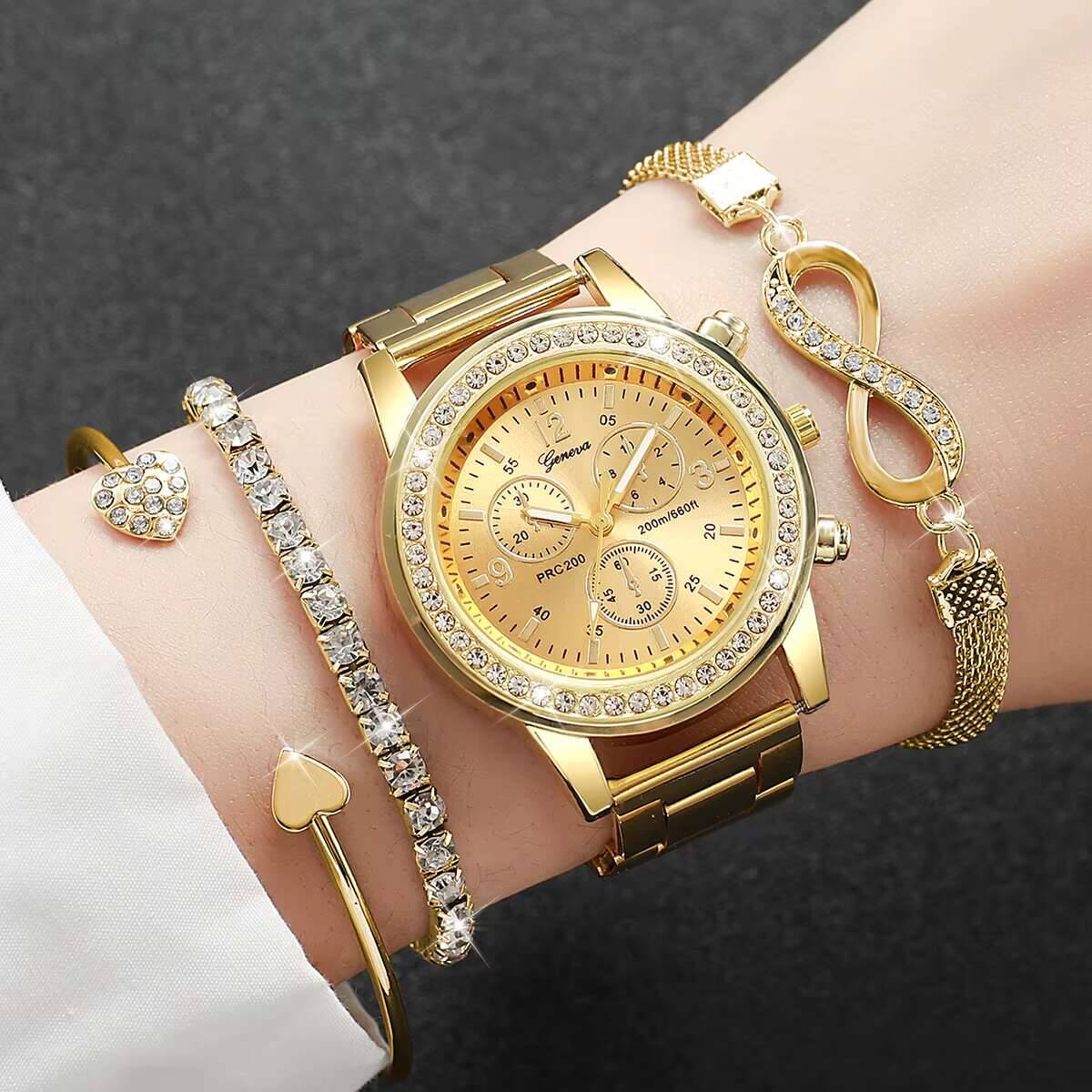 4 قطع/مجموعة ساعات نسائية فاخر - مراجعة Luxury Watch Organizer وسعره