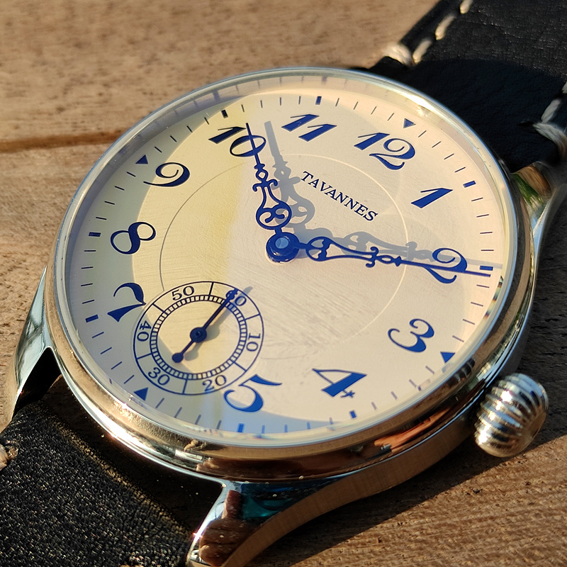 ساعة يد رجالية ميكانيكية يدوية - مراجعة Guilloché Dial Watch وسعره