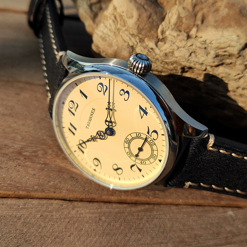 ساعة يد رجالية ميكانيكية يدوية - مراجعة Guilloché Dial Watch وسعره