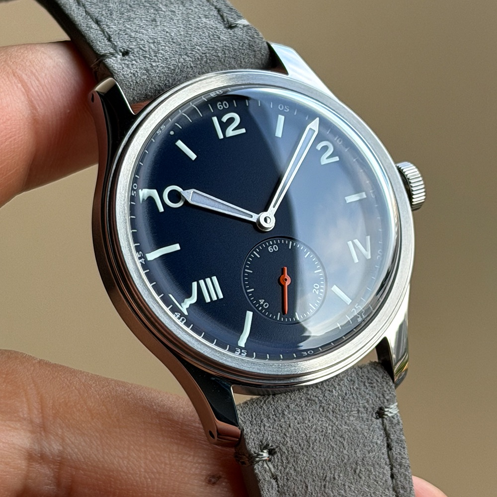 ساعة رجالية رسمية زرقاء كاليفو - مراجعة Guilloché Dial Watch وسعره
