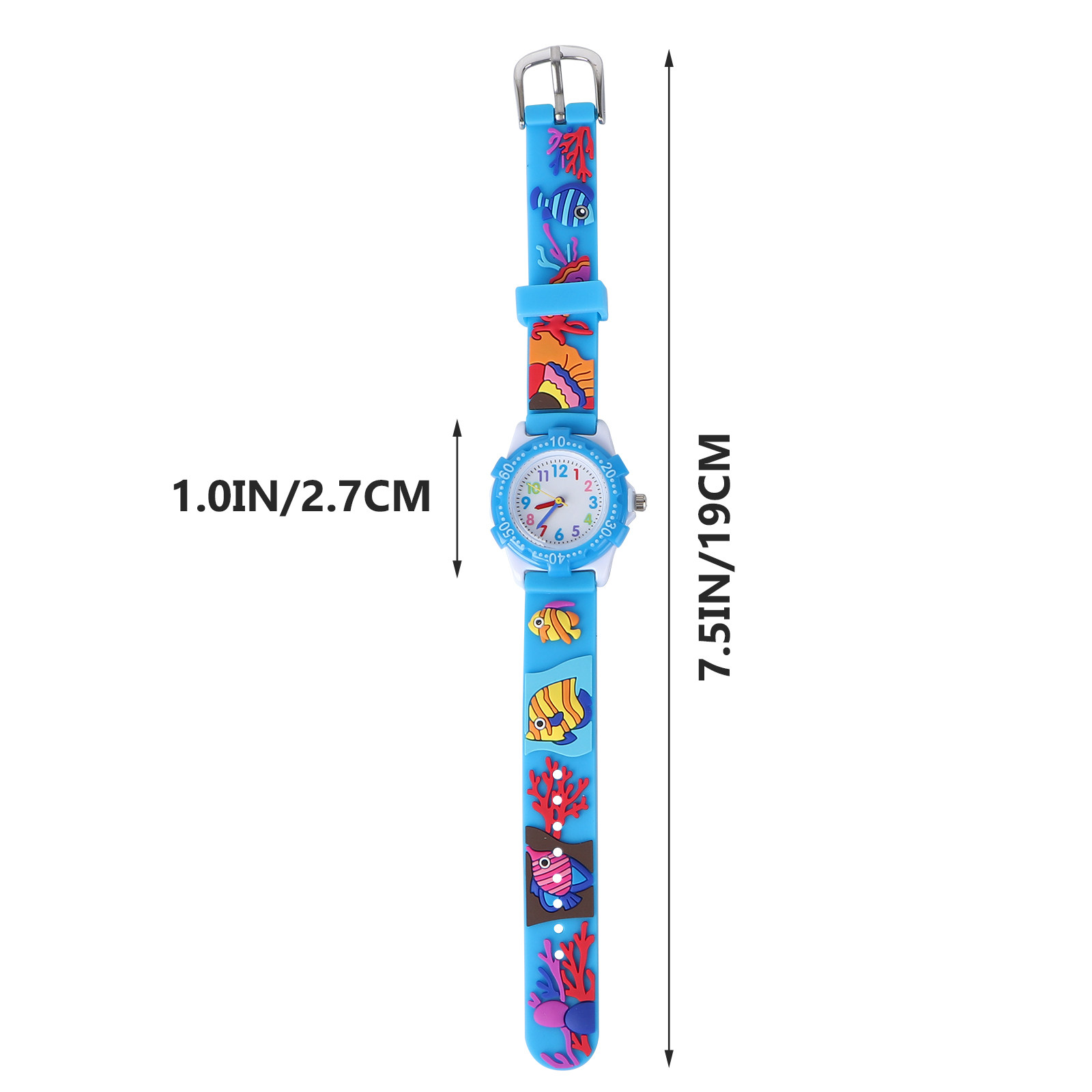 ساعة يد للأطفال بتصميم كرتوني  - مراجعة Luxury Watch Kids وسعره