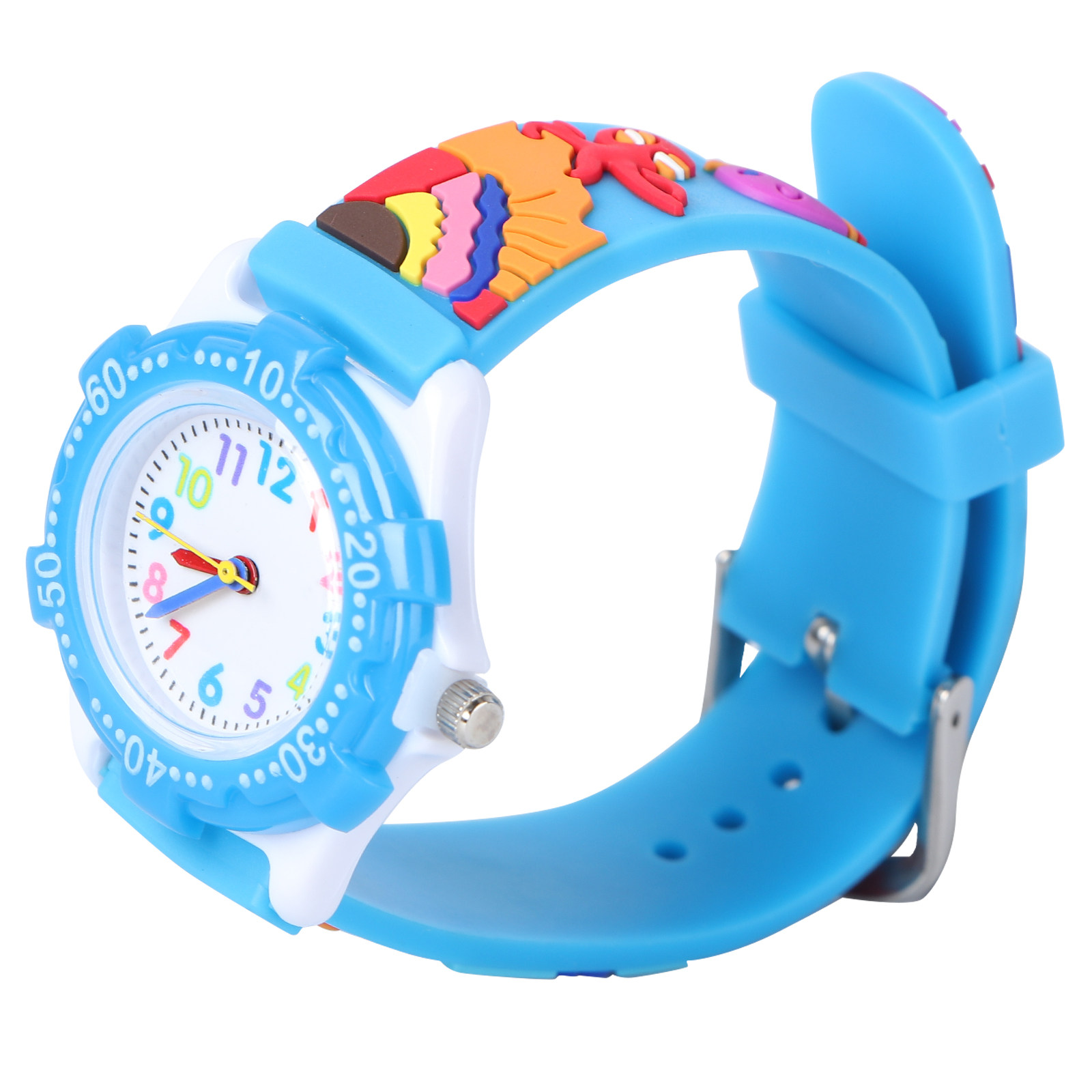 ساعة يد للأطفال بتصميم كرتوني  - مراجعة Luxury Watch Kids وسعره