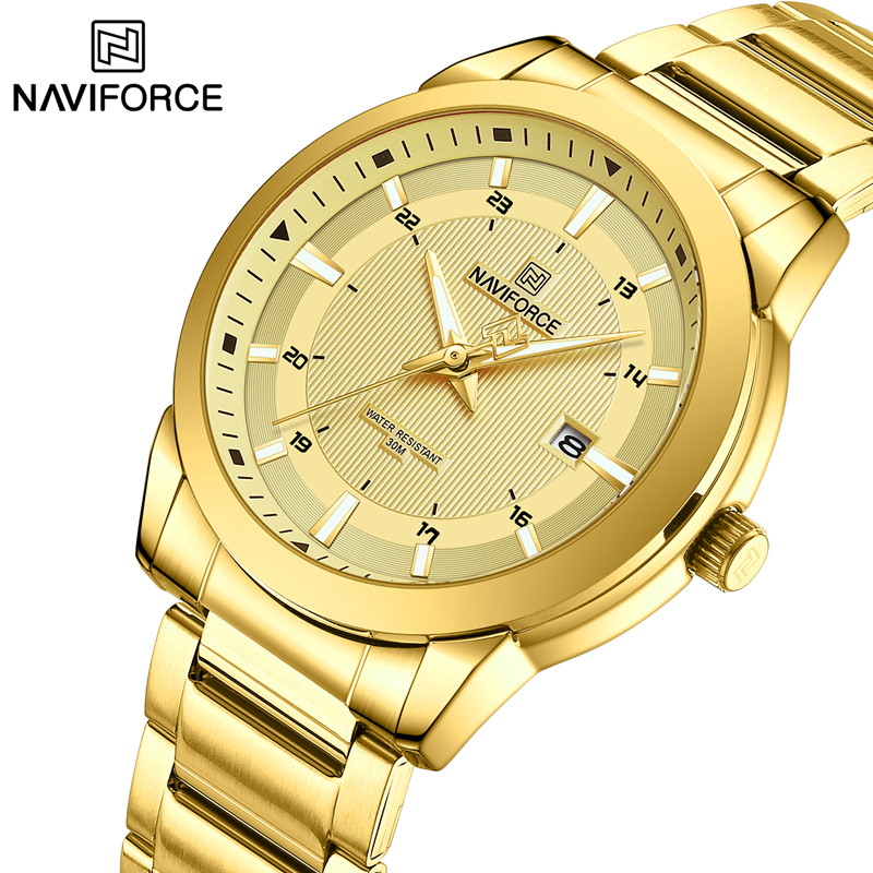 2024 أفضل ماركة NAVIFORCE ساعا - مراجعة Luxury Watch Green Dial وسعره