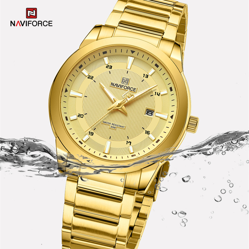 2024 أفضل ماركة NAVIFORCE ساعا - مراجعة Luxury Watch Green Dial وسعره